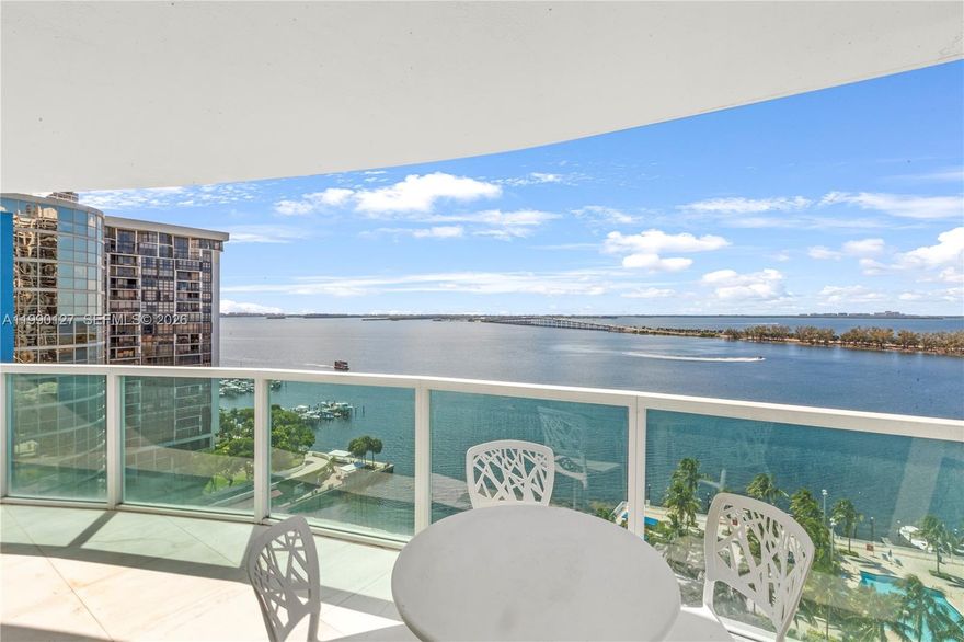 Enjoy beautiful water views from this spacious 2-bedroom, 2-bath residence at Skyline on Brickell. The unit offers a functional layout with generous living areas, abundant natural light, and a private balcony ideal for taking in the surrounding bay and city views.

The primary suite features floor-to-ceiling windows, enhancing the sense of space and connection to the water. Skyline is a well-established waterfront building offering a full range of amenities, including pool, tennis courts, fitness center, BBQ area, on-site convenience market, and additional services.

Ideally located in Brickell, just minutes from Coconut Grove and Key Biscayne, with easy access to dining, shopping, and major roadways.