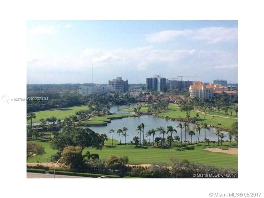 Totally renovated, Amazing golf course view from high floor. Building offers resorts style amenities with fitness center, two pools, mini market, valet and concierge.