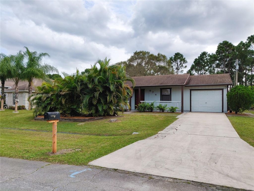 Photo of 874 SW Saltonstall Ter, Port Saint Lucie, FL 34953 (MLS # A11416379)