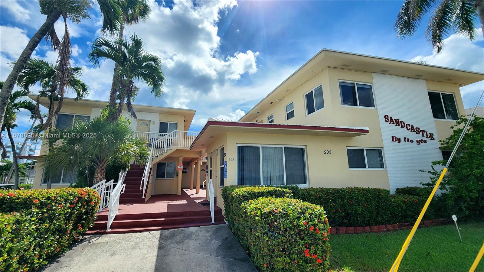 Steps from the world-famous Hollywood Beach Broadwalk! Welcome to Sandcastle by the Sea Apartments, a boutique coastal retreat offering the ultimate beachside lifestyle. This rare studio rental features a full bathroom, walk-in closet, a secondary closet for extra storage, and a full kitchen with refrigerator and stove, plus added convenience with on-site coin laundry and a bus stop right outside your door. No worries about meters—Hollywood residents can enjoy year-round street parking at a low annual fee through the city, making beach life easy and affordable. Stroll to the sand, explore endless dining and entertainment, and embrace the charm of coastal living. Perfect for beach and nature lovers—this opportunity won’t last!