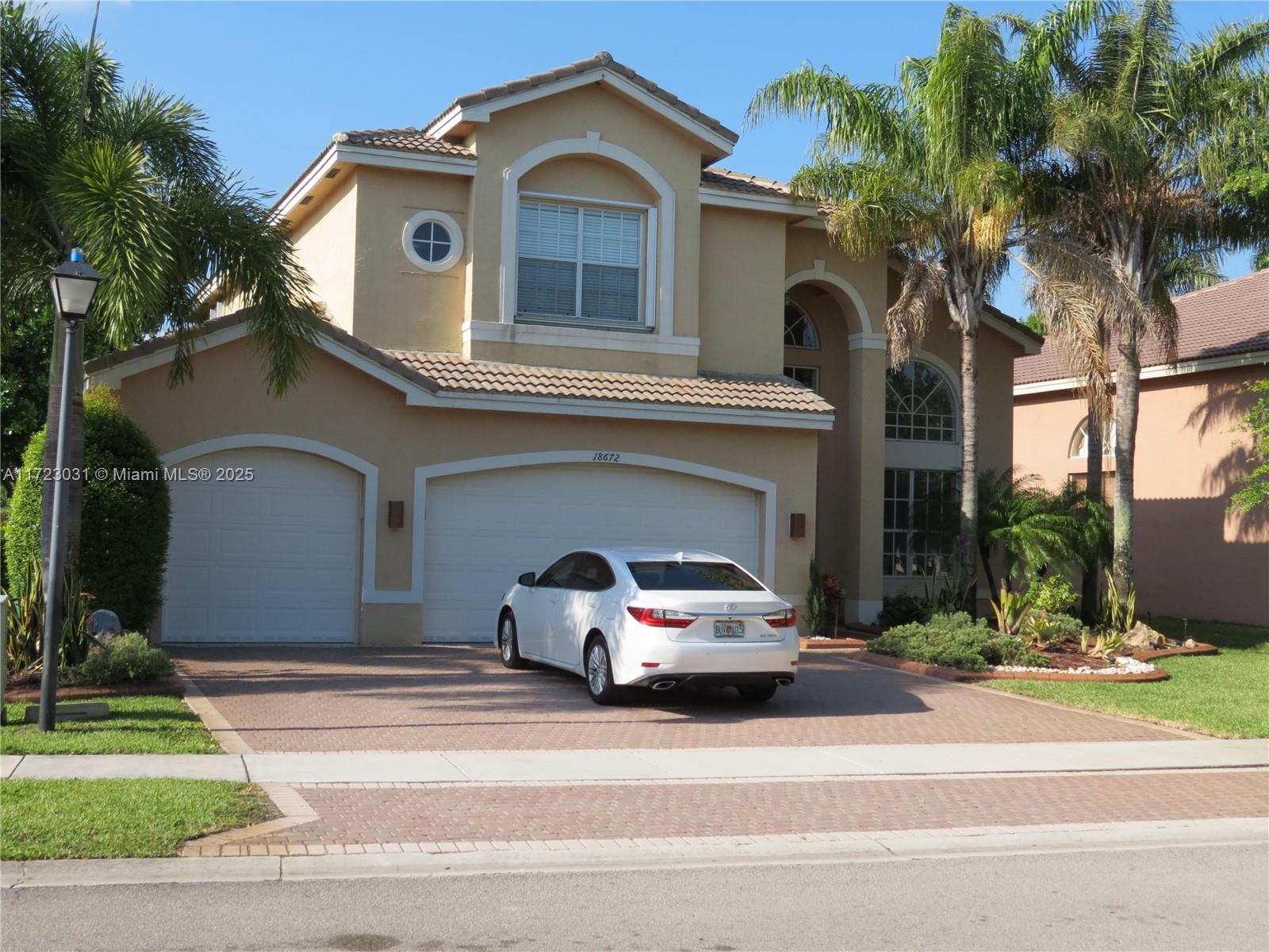 Beautiful 2-Story Home with 4 Bedrooms 3 Bathrooms. This home features an oversized master suite with a unique his-and-hers split bathroom, plus a first-floor bedroom and full bath. Enjoy a remodeled kitchen with granite countertops and a custom backsplash, along with upgraded bathrooms. The private backyard with no back neighbors and a covered patio offers peace and relaxation. Don't miss this stunning home!