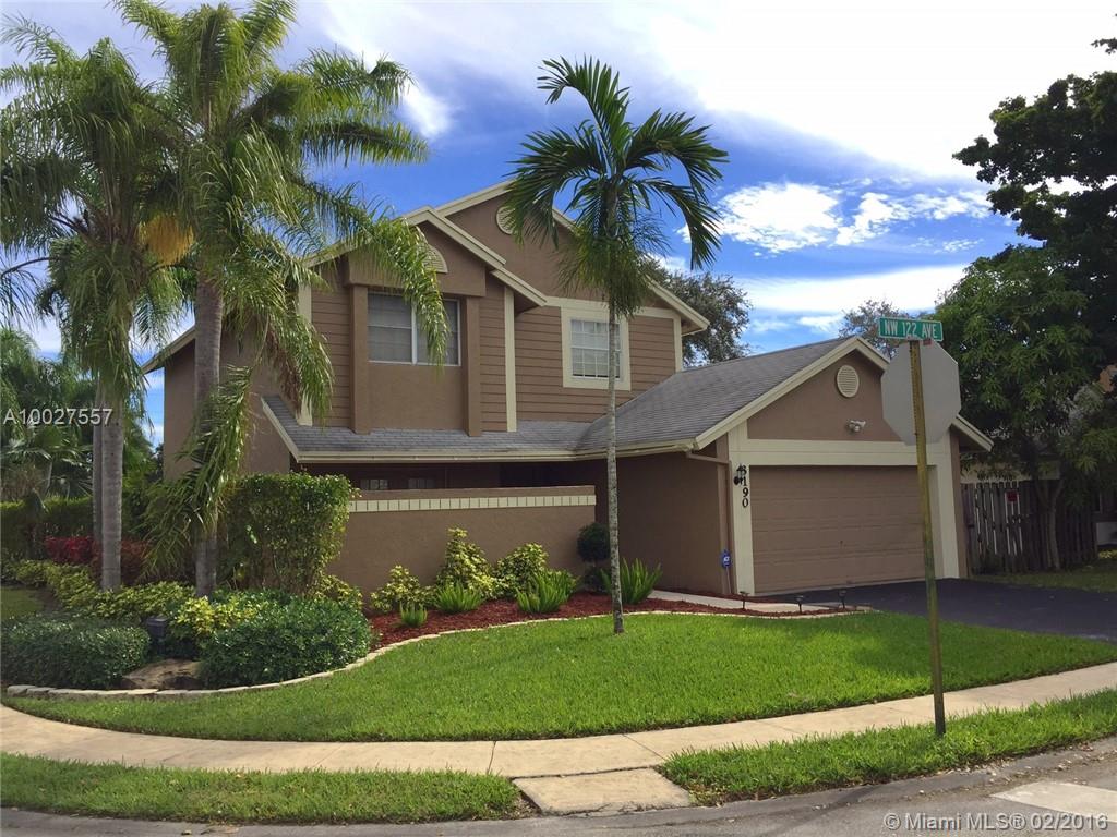 Spacious updated 4 BDR corner home; tiled floors thru-out 1st floor; wood thru-out the 2nd story-no carpet; knockdown textured walls & ceiling; updated guest bathrm; open updated kitchen w/42" cabs, tiled backsplash, SS appliances, pass-thru granite cntr; breakfast area w/sliding doors leading out to backyard; French doors in LR leading out to small courtyard; walk in closet in Mstr & 3rd bdrm; gas wtr htr, range & oven; spacious backyard overlooking water; close to shops and highways & so much more!