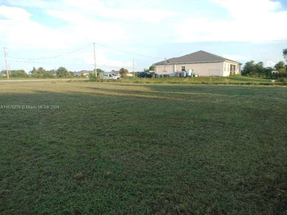 LOCATION LOCATION, LOCATION! GREAT 14,374 SF LOT WITH APPROVED PLANS FOR A 3/2 1652 SF HOUSE (PLANS AVAILABLE UPON REQUEST), BE NEAR EVERYTHING: FL 82 ROAD, MINUTES FROM MIROMAR SHOPS, OTHER SHOPPING PLACES AND RESTAURANTS, NEXT DOOR LOT (ADJACENT CORNER) ALSO FOR SALE, MLS #A11674615, CALL TODAY