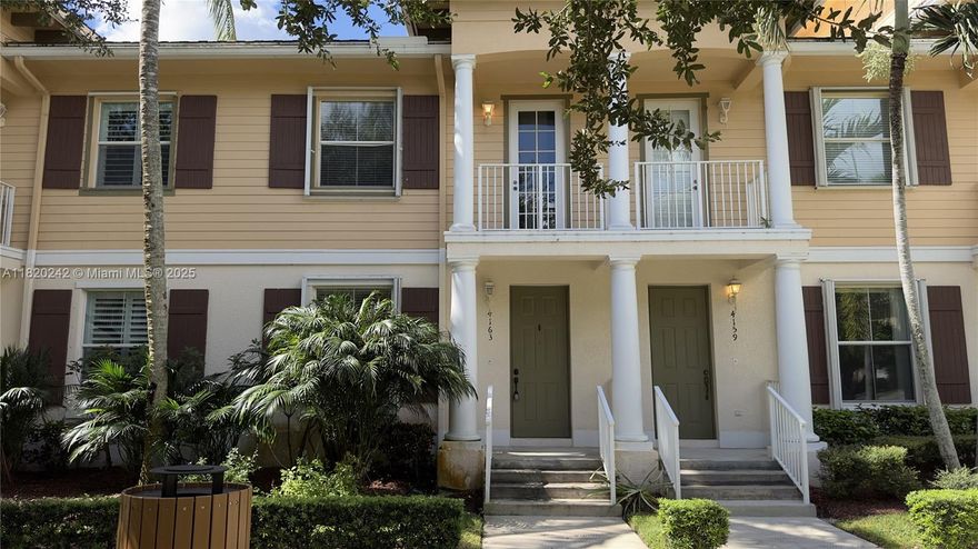 Highly Desirable Abacoa Townhouse
The townhouse features 3 bedrooms, 2.5 bathrooms, and a one-car garage with a private driveway. The kitchen, living, and dining area boasts stylish vinyl plank flooring.

Upstairs, you'll find two guest bedrooms, a full guest bath, and a spacious primary suite with its own private balcony overlooking the serene courtyard. The second floor is carpeted throughout for added comfort. A full-size washer and dryer are included.

Enjoy access to community amenities such as a pool, clubhouse, and gym.

Located in the heart of Abacoa, this home is within walking distance to Roger Dean Stadium (spring training), FAU, Independence Middle School, parks, restaurants, shopping, and the Abacoa Town Center.