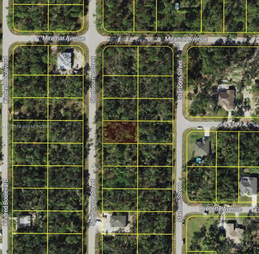 New Construction price per sq ft: $280.00 
Explore the potential of this vacant lot spanning 10,000 sq ft in a serene Port Charlotte neighborhood. This parcel, uniquely offers a blank canvas for builders, investors, or individuals looking to build their dream property. Whether for future development, land banking, or personal use, this property provides flexibility and affordability in a growing region.