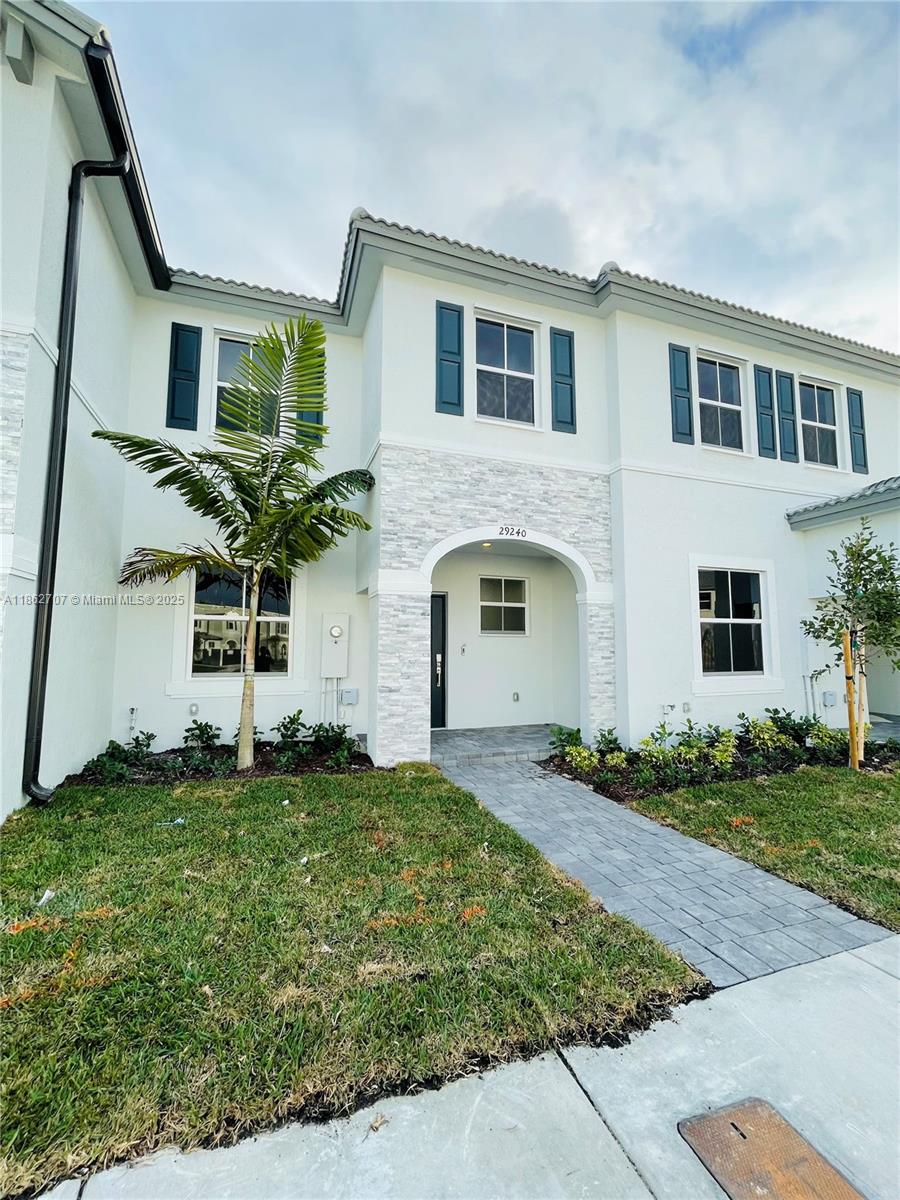 Section 8 Friendly, Welcome to this brand-new 4 bedroom, 2.5 bathroom townhouse in a prime Homestead location! Be the first to enjoy a modern open-concept layout with a bright kitchen featuring stainless steel appliances and sleek finishes. The first floor offers a convenient bedroom, while the second floor includes a spacious primary suite and well-appointed secondary bedrooms. Tile flooring on the main level, washer and dryer inside, and two assigned parking spaces add comfort and functionality. Internet service is included for added value. Nestled in a beautiful residential community, this home is just minutes from excellent schools, shopping, dining, and with easy access to the Turnpike.