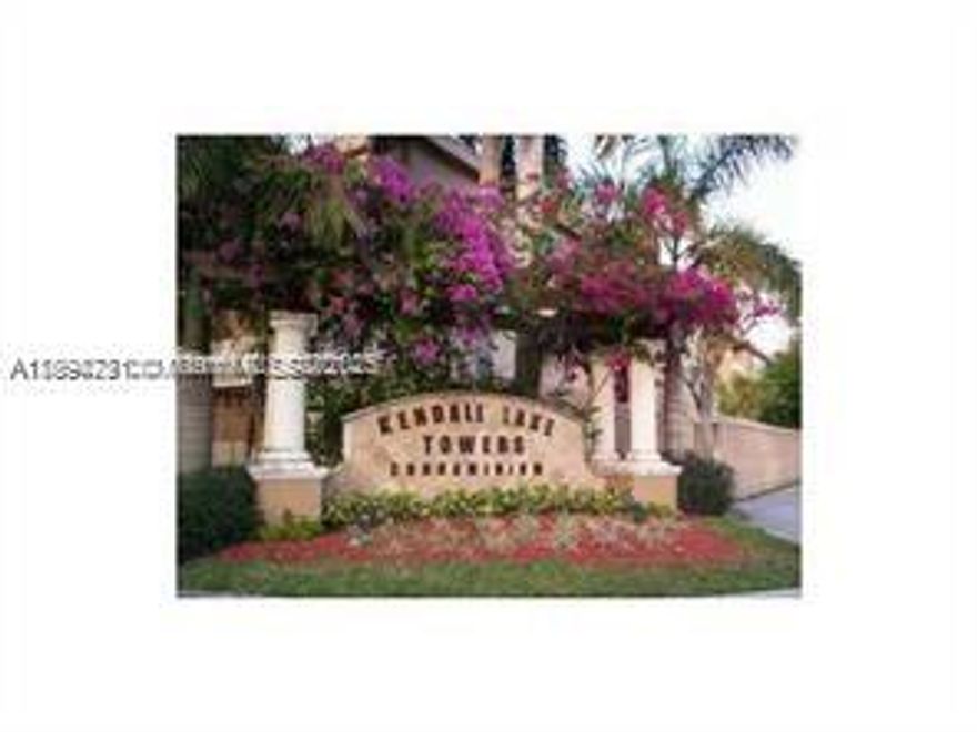 Excellent Opportunity 2 Bedrooms & 2 Full Remodeled Baths. to own a centrally located 2/2 Corner Condo in Kendall Lake Towers in West Kendall. The condo is tastefully updated, well maintained & freshly painted,Modern Kitchen with White Cabinetry & New Stainless Steel Appliances, Ceramic, Washer & Dryer inside unit. Guest Parking. Gated Community Near Baptist West Kendall Hospital, Shopping Centers & Dolphin Mall Top-Rated A+ Schools!