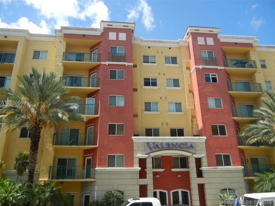 Spectacular one bedroom condo available in prestigious Valencia South Miami Condo. Just remodeled with brand new kitchen cabinets, granite counter tops, bathroom vanity and laminate floors. Unit has a washer and dryer. Amenities include gym, pool, internet cafe, garage parking and security. Controlled entry to building and garage using electronic card. Steps from Miami Metrorail and Larkin Hospital and close to University of Miami (UM).