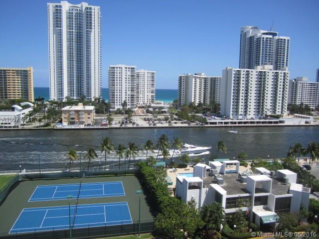 Oceanview Park Complex: Is Located Directly On The Intracoastal Waterway *Recreational Facilities, Heated Swimming Pool, 2 Tennis Courts, 3 BBQ Areas, & Club House, Are All Located Facing The Intracoastal *Enjoy Watching The Endless Parade Of Yachts Going By From There ...! *Unit Views are of the City Skyline & Sunsets *This is a { D } Model Apt. *1 Full Bedroom, Living room plus Den / Convertible Room, That Can Be Used As Second Bedroom, 1.5 Bathrooms *Please View All Pictures. *Furnished Yearly Rental
