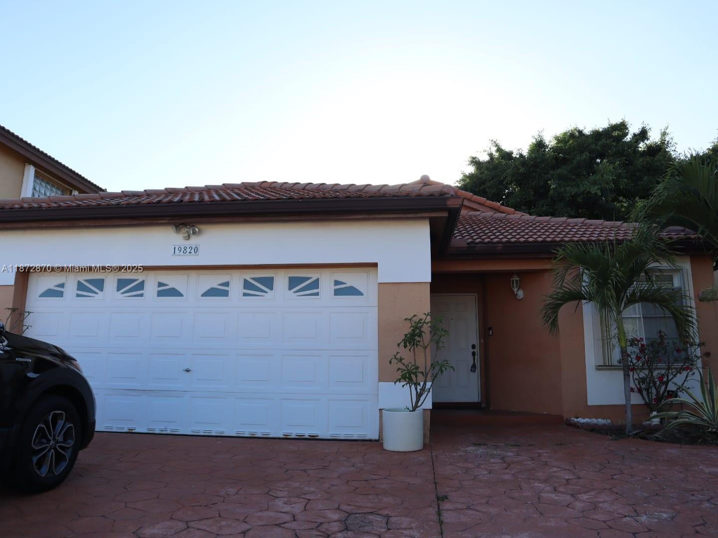 Two months to move in. First month and security deposit.
Beautiful single-family home in the gated community of Marbella Park, featuring two bedrooms and one bathroom. Accordion-style hurricane shutters and an in-unit washer/dryer. Two-car garage. Close to highways, shopping, restaurants, and much more. Don't miss this opportunity!