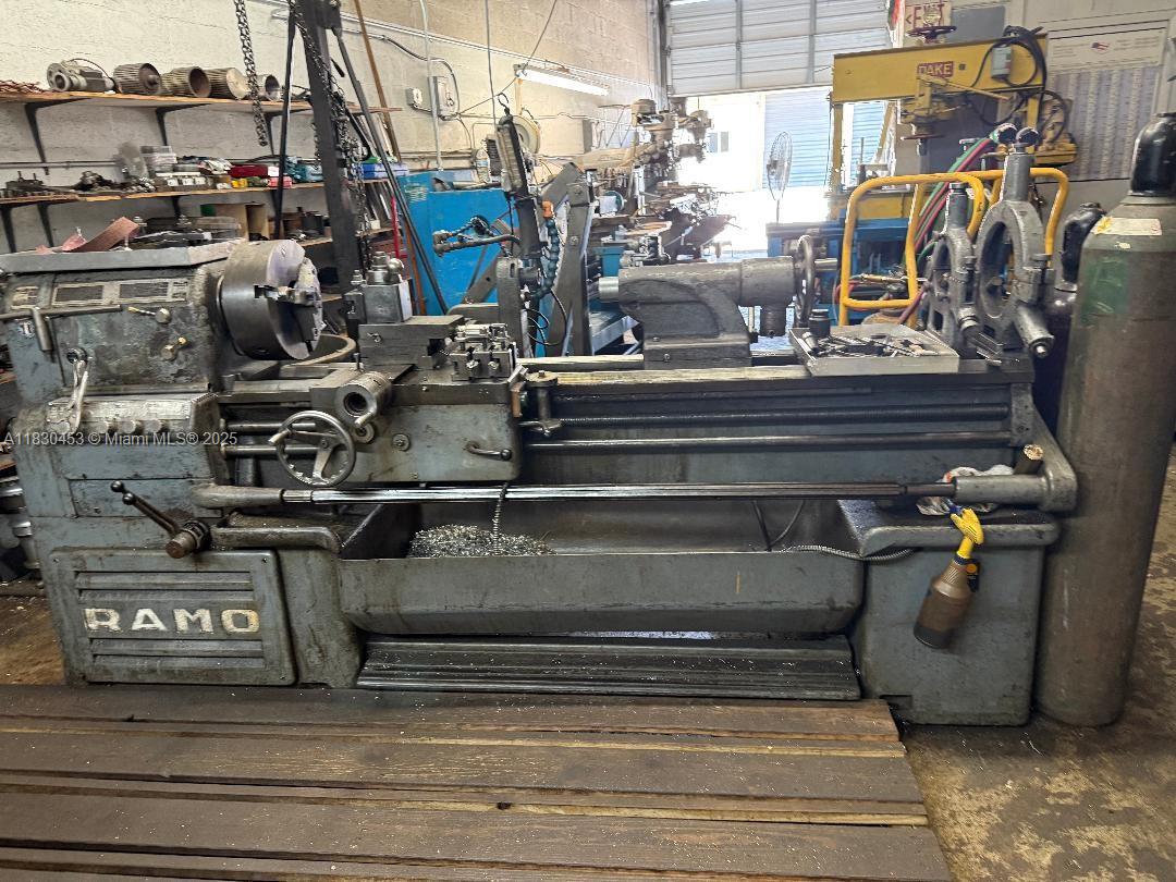 Aviation Machine Shop. the owner is leaving everything. Also his lease is up in Aug 2025. he has 4 air craft company that he works for For example APR Aviation is one of them.
