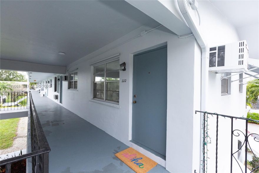 Beautiful 2-bedroom, 1-bath in a well-maintained 55+ two-story community. This second-floor corner unit with front and back entrances offers abundant natural light and excellent cross-ventilation. The bright living room and spacious kitchen each feature two windows, capturing refreshing east-facing breezes. Crown molding throughout adds a refined touch. The generously sized primary bedroom is complemented by a versatile second bedroom—ideal as a guest room, craft space, or reading room. Tile flooring in the main living areas and laminate flooring in the bedrooms. Tankless water heater. Clean and well-kept laundry room. Hurricane Panels in storage. New Security Cameras & Lighting in common areas.
Lowest condo maintenance in the area with reserves in place. Near major shopping centers, dining, library, main roads & airport. Per Association No Credit Score or Down Payment required. No Rentals Permitted. Approval approx. 3 weeks. One occupant 55+, second occupant 18+.  One assigned parking. Assoc. 954 445-4141