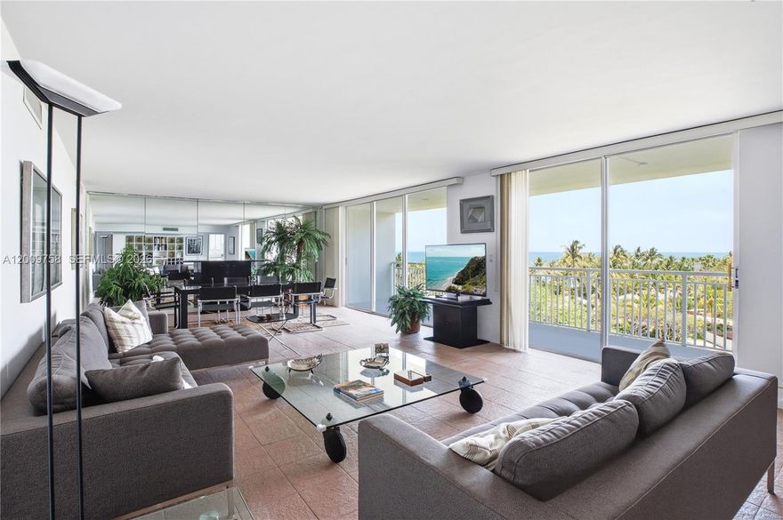 Experience elevated coastal living at The Sands of Key Biscayne. This 3-bedroom, 3-bath residence offers 1,772 SF of well-appointed interiors and a spacious balcony designed to capture breathtaking ocean views from both the living room and kitchen. The layout blends comfort and functionality, ideal for both everyday living and entertaining. The Sands is an exclusive, low-density building with only 120 residences, offering just two units per floor and private foyer entry for enhanced privacy. Residents enjoy a tranquil, resort-style setting with direct beach access, lush landscaping, and premier amenities. A rare opportunity to own in one of Key Biscayne’s most private and sought-after oceanfront communities.