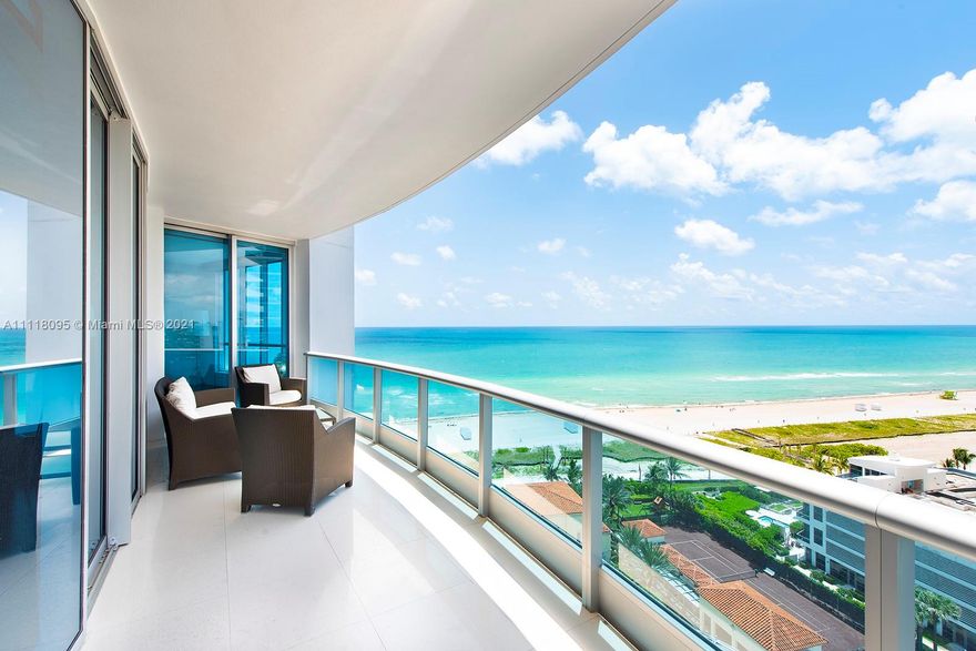Sophisticated oceanfront unit within the esteemed residential building, The Bath Club, located on Miami Beach’s famed Millionaire’s Row. The 3 bed, 3.5 bath, 2,572 sf residence is accessed through its very own private elevator. Exceptional finishes throughout with luxury features including a Savant Smart Home system, his & her mast baths, and expansive ocean, city, and wide bay balcony views. The gorgeous kitchen offers Sub-Zero and Miele appliances, and a built-in wine cooler. Enjoy exclusive 5-Star Bath Club amenities include tennis courts, full-service pool & beach club, gym & spa, concierge, 24-hr security & valet, a club restaurant, and more.