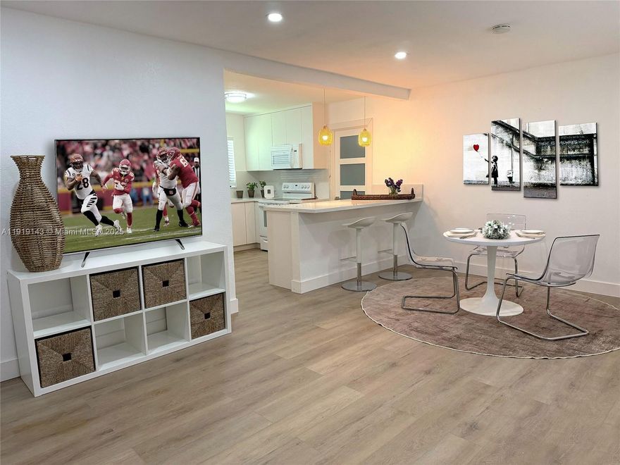 SHORT TERM RENTAL – Looking for a place to rent from now until May?  You need to see this! A 5-bedroom, 2 and a half bathrooms, newly renovated furnished home is ready for you to move in.  The open floor plan is anchored by a kitchen which is as functional as it is fun.  The home has new flooring throughout, new A/C, new bathrooms with modern design elements, and a washer and dryer is included.  Each bedroom is furnished with its own flare.  Best price on the market.  Located walking distance from the University of Miami, close to the Metrorail, grocery store and restaurants.  Come live hassle-free.