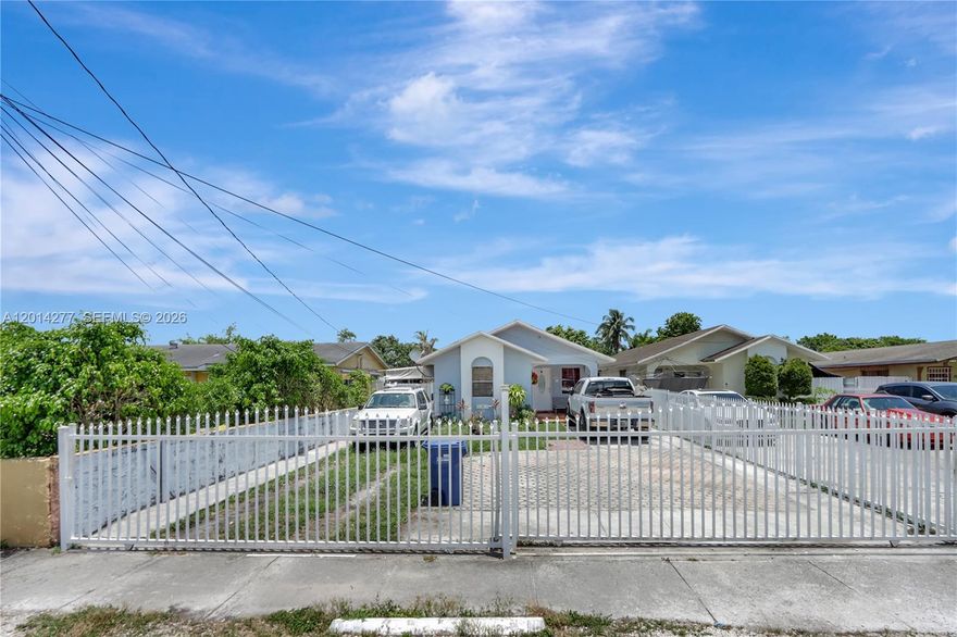 Don't miss out on this multi-family with High Potential in Opa Locka. This property features 3 units that can produce great return. This property is perfectly positioned for long-term and short-term rental opportunities. Brand new roof. Area is zoned 2-9 units. Don't miss out on this incredible investment opportunity(Walk-thru video link attached). Sewer line has been 3 houses down. Owner financing available with great terms. Adjacent property also being sold!