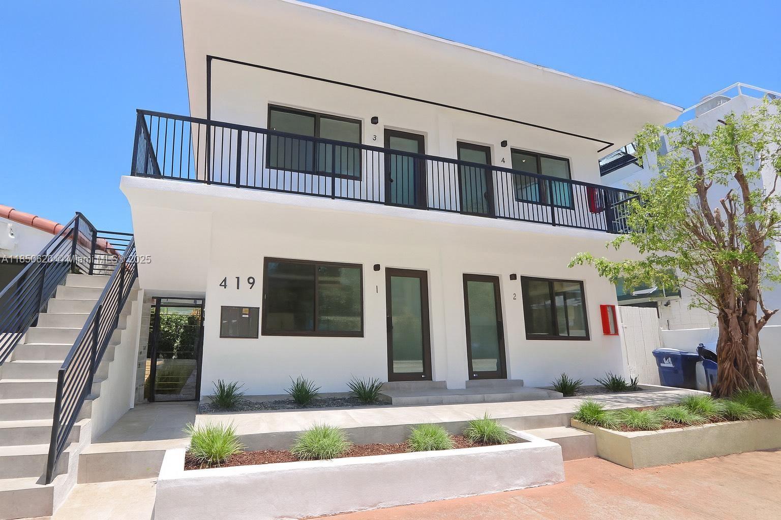 Gorgeous, completely remodeled 2 bed / 1 bath steps from the beach! This unit offers brand-new impact windows, upgraded plumbing/electrical, modern kitchen with premium finishes, stylish bathrooms, new AC and new flooring throughout. Walk to the ocean, restaurants, and shops while enjoying the comfort of a like-new boutique building.
Laundry on site. These units will not last long. Act quickly! First, Last and Security Required. With good credit and income, last month rent can be eliminated from up front requirements.