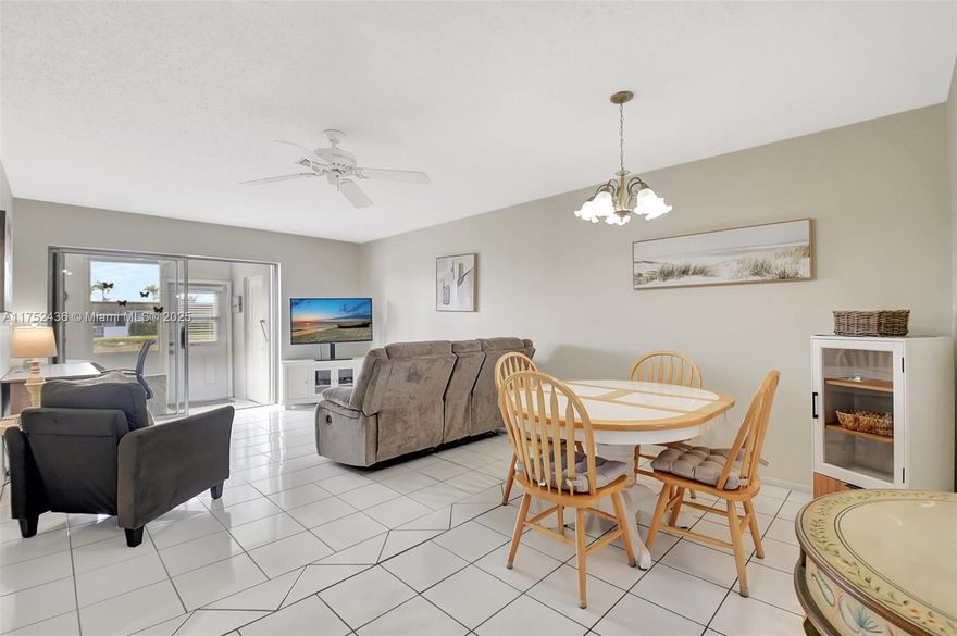 Great opportunity to own a beautiful Villa with 2 Bedrooms & 1 Bathroom in the community of Cresthaven. This one is along a canal with relaxing water views. Experience the ultimate Florida lifestyle, relaxing on the back patio, grilling & soaking in the beautiful weather. This charming villa features tile flooring throughout & an updated kitchen with sparkling white quartz countertops, recessed lighting & newer cabinetry. Lots of storage. The spacious living area opens to an enclosed porch, leading out to the patio. The windows are equipped with accordion hurricane/impact shutters for added protection & a new electrical panel.  A shared laundry facility is just a few steps away, The community features includes sparkling pools, a sauna, a clubhouse, a fitness center & a billiard room.