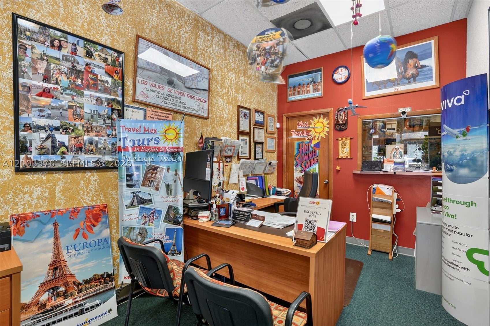 Travel & Multiservice Business for Sale - 26 Years at the Same Location