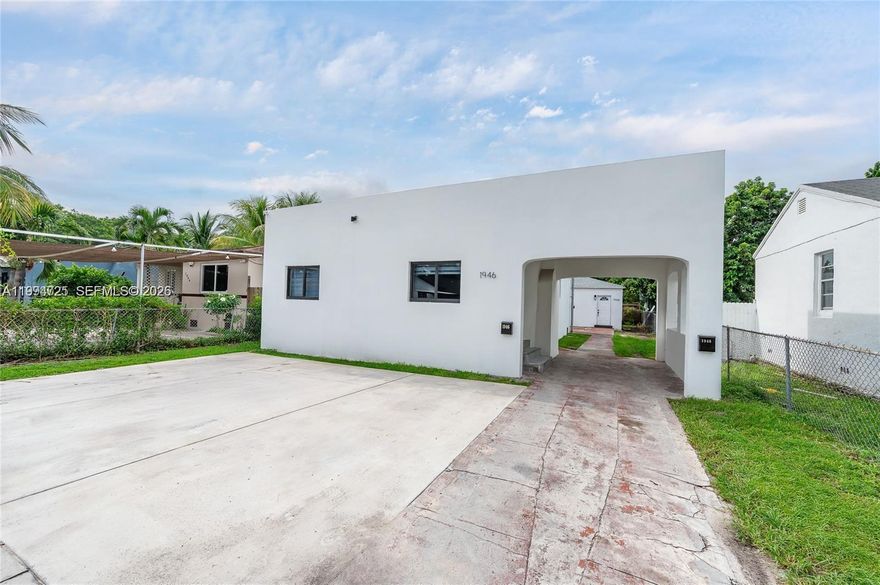 Income-Producing Multi-Unit Property Exceptional investment opportunity just 5 minutes from Wynwood and the Miami Design District. This property was fully remodeled with permits 6 months ago, including a brand-new roof, impact windows, plumbing, HVAC, and modern kitchens with high-end finishes. Currently fully leased with strong rental income:     •    Front Unit (2/2)  $2,800/month     •    Rear Unit (2/1) $2,100/month     •    Studio $1,200/month Total monthly income of $6,100. The property is beautifully updated, professionally maintained, and located in an area with proven demand for both long-term and short-term rentals. Excellent cash-flowing asset for investors seeking stable returns with upside potential.