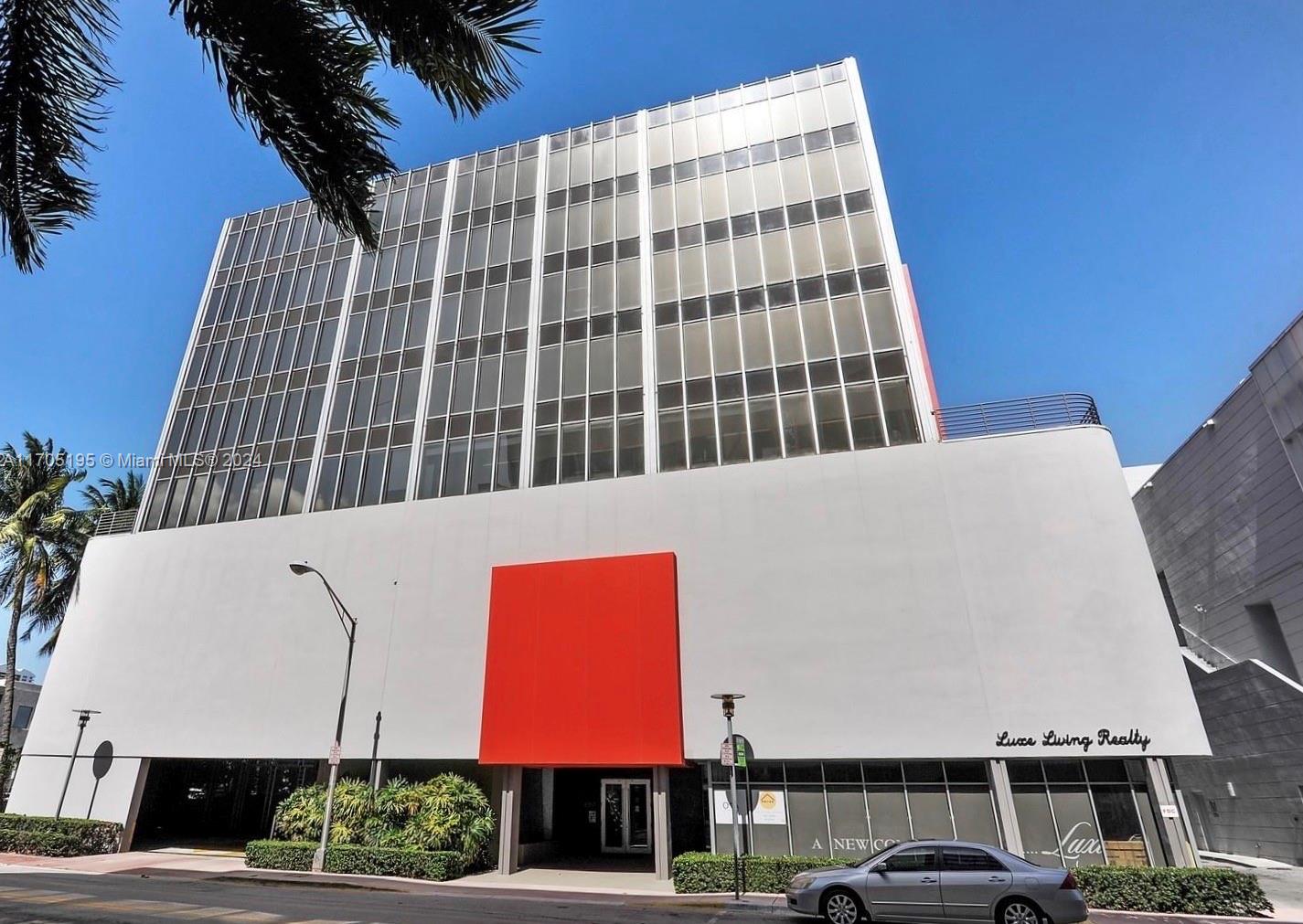 Terrific, private office on the 10th floor of the sought-after 1680 Michigan Ave office building in the heart of South Beach. This 554 SF unit is ideal for an end-user seeking a private and secure office. The floor to ceiling impact windows facing south provide abundant daylight and a beautiful view over South beach. One assigned parking space in building, secure access and key-less entry allow easy 24 hrs access to the office. All utilities except for cable, phone & internet are included in monthly rent. Ready for immediate occupancy!