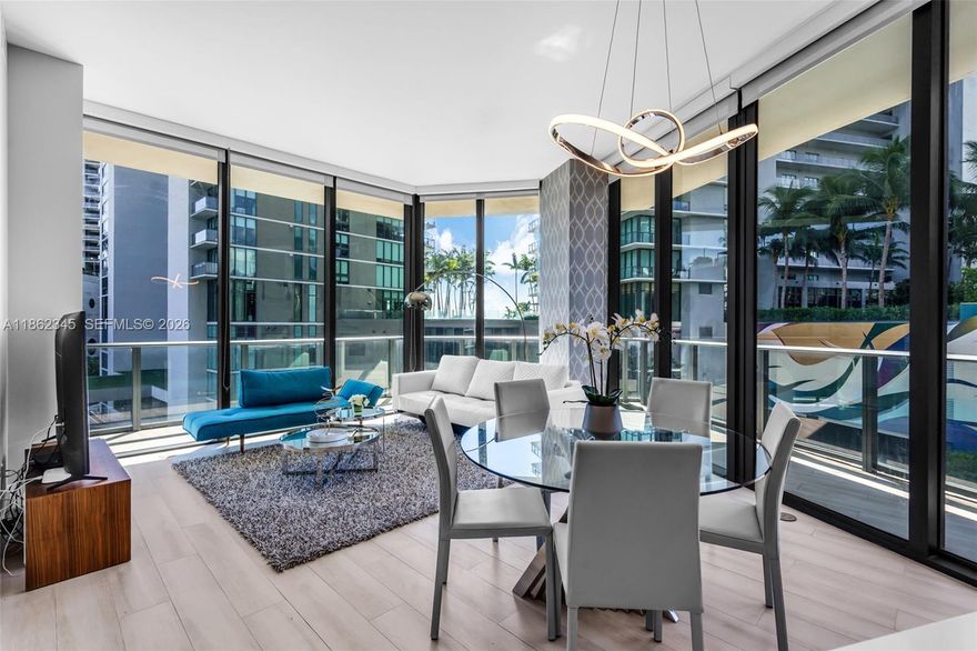 Best value in the building for a furnished 3-bedroom, 2-bath corner residence at Paraiso Bayviews. 1,152 sq ft of bright, modern living space with floor-to-ceiling windows and abundant natural light throughout. Open-concept kitchen with premium appliances. Offered fully furnished and move-in ready. Convenient assigned parking. Cable and WiFi included in HOA fees. Enjoy rooftop pool with panoramic bay and city views, fitness center, spa, tennis courts, kids’ playroom, and resident lounge. Prime Edgewater location—minutes to the Design District, Midtown, Wynwood, Downtown, Miami Beach, Publix, Whole Foods Market, and MIA. Turnkey opportunity. Easy to show.