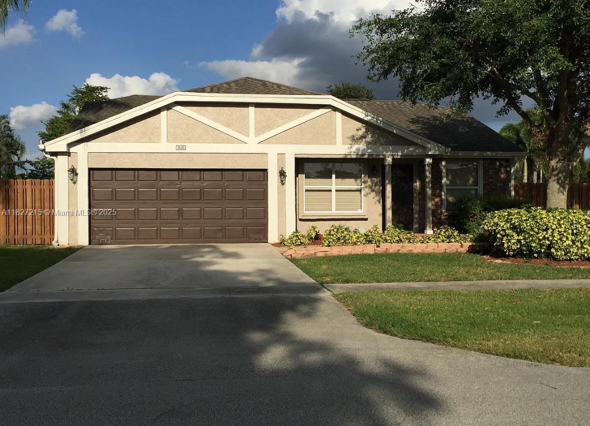 Take the opportunity to enjoy this Beautiful 3 bedrooms, 2 bathrooms home located on a large corner lot in a friendly quiet neighborhood. Zoned for A rated schools, huge and alluring backyard including a pool with a waterfall - great for relaxing in the sun or entertaining. This outstanding home has an open floor plan, huge master bedroom and spacious bedrooms. The home has freshly painted interior walls, spacious kitchen cabinets with granite countertops and stainless steel appliances. Both bathrooms have been recently upgraded. Included in the beautifully landscaped yard, is a sprinkler system, outdoor shower, large shed, outdoor speakers, and includes surveillance cameras on the exterior. Great for families.