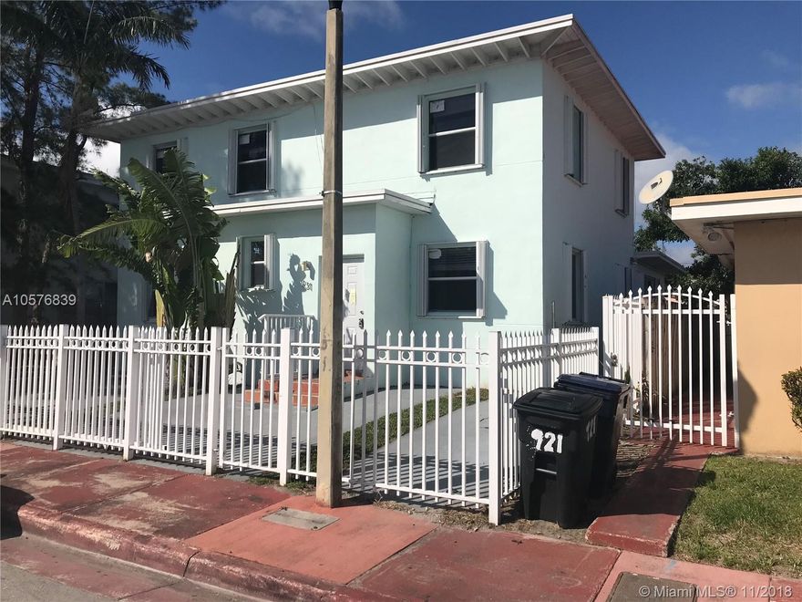 Rarely available - the opportunity to live in a luxuriously appointed space and enjoy a Miami Beach Lifestyle. Walk to the beach! restaurants and shopping. Perfectly located on a beautifully tree lined street. Easy access to highways, fabulous backyard to enjoy the outdoors and gated off-street parking available. Newly renovated, accordion shutters on all openings. Galley kitchen has granite countertops complimented by SS appliances. Central AC, onsite laundry, free water and more. The city has poured $100 million into the roads, parks, and infrastructure of the neighborhood. The local free trolley comes right to the corner. Amazing location