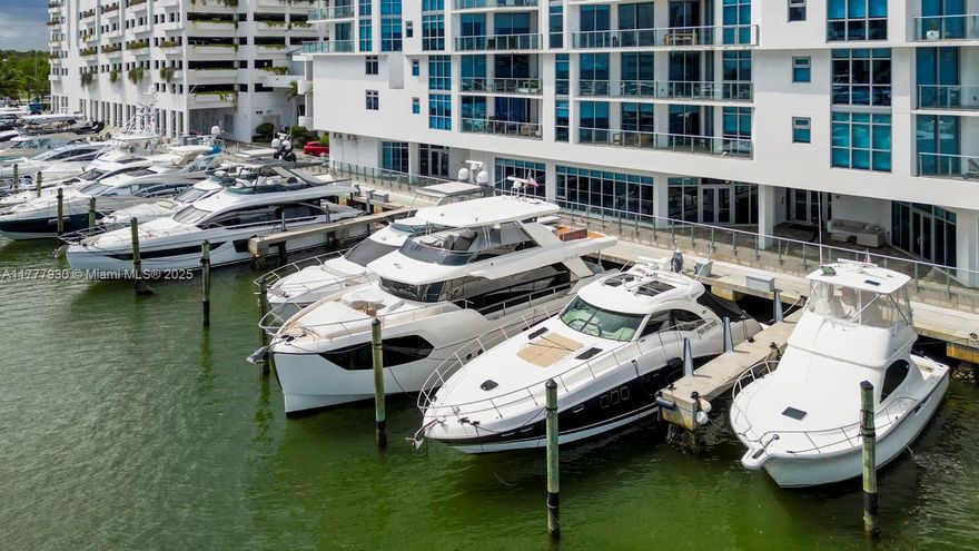 Great opportunity to acquire the right to use Boat slip available 60 ft, locate in full-service Marina. Fit up to 70 ft boat. Experience luxury yachting at the Marina Palms Yacht Club in Aventura. Prime location with easy access to open water. Enjoy gated access, power, water, and full marina amenities. - perfect for seasonal or year-round boating.