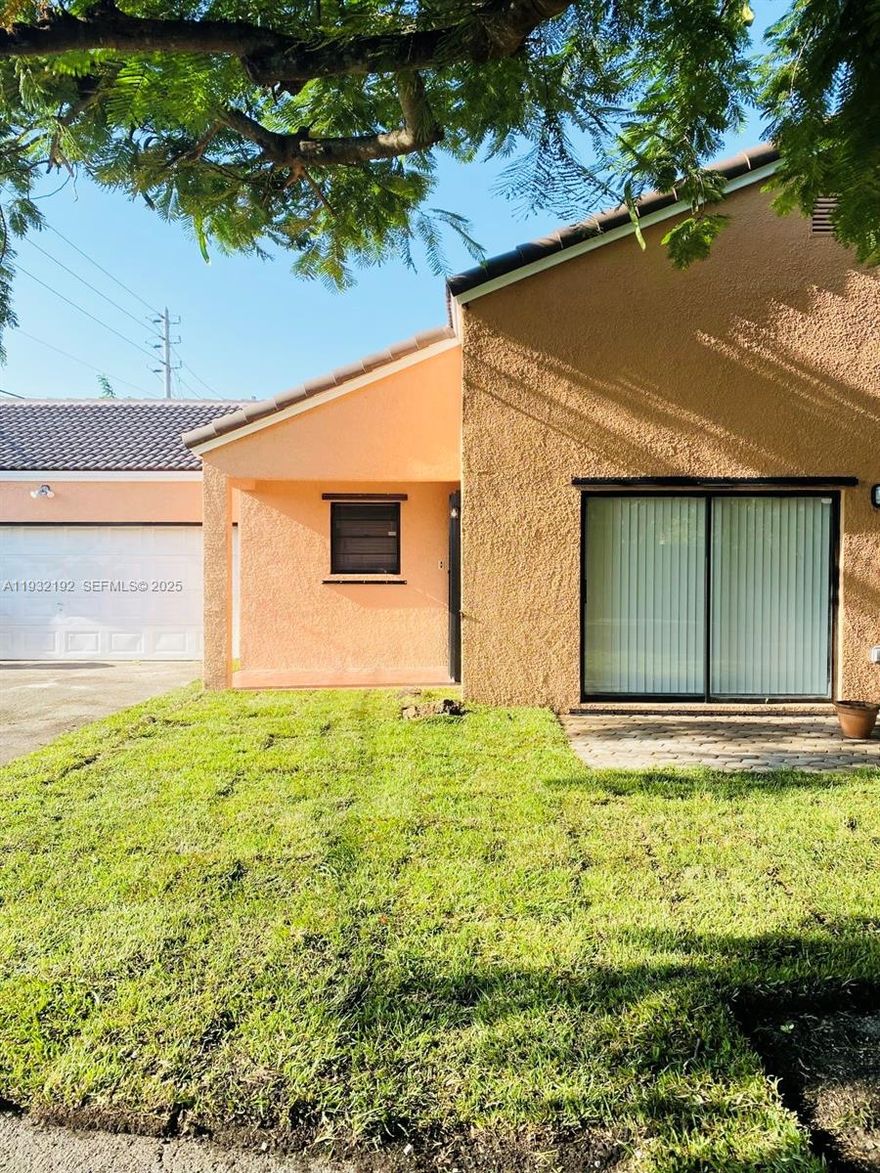 LOCATION!! LOCATION!! LOCATION!! 
Step into refined family living in this quiet Palmetto Bay community.
As you enter, you’re welcomed by expansive living and dining space with elegant tile floors flowing throughout. The updated kitchen shines with new stainless steel appliances, inviting everyday moments and effortless entertaining. 
Retreat to the primary suite featuring a spacious walk-in closet, while the fenced yard offers privacy and room to relax. A new roof, 2-car garage, and additional parking spaces complete the experience.
Enjoy the convenience of new in-house laundry units, additional storage spaces and vaulted ceilings- the perfect combination of luxury and comfort. 

A home that feels calm, comfortable, and elevated—schedule your private tour today.