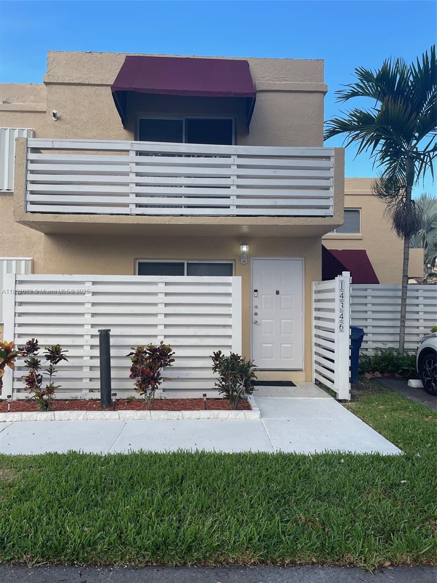 Elegant. Clean. New floors & ready to move in Today. No Association Approval is required. Corner Unit in Kendall Center, Arbor Court. 3 bedroom, 3 1/2 bath. Large tiled patio with separate entrance to 3rd bedroom & full bath. Perfect for in laws, office or another adult. Primary bedroom has a balcony, walk-in closet & roman tub. Full size washer/dryer are located on the 2nd floor. Community Pool! New Roof, Hurricane Panels & Shed are included. Small pets are ok with a $250.00 Pet Security Deposit. Proof of income & bank statements required.