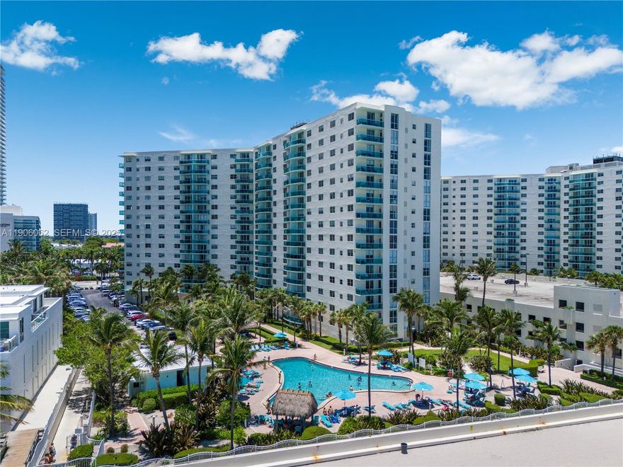 **Don’t miss this exceptional opportunity!** Live the ultimate beachfront lifestyle or invest smartly in this beautifully furnished 2BR/2BA condo at the desirable **The Tides on Hollywood Beach**. Located on the 4th floor, this bright unit features **brand-new light beige neutral flooring throughout**, a serene garden view, an open living/dining layout, a fully equipped modern kitchen, and a private balcony perfect for enjoying the refreshing ocean breeze.

Resort-style amenities include a beachfront pool with tiki huts, direct beach access, fitness center, business center, movie theater, billiard lounge, and more. **Ideal for personal use or short-term rental income.** Prime location just steps from restaurants, supermarkets, and banks, and only 1.5 miles from The Village at Gulfstream Park offering premier shopping, dining, and entertainment.

**Act fast — priced to sell!**