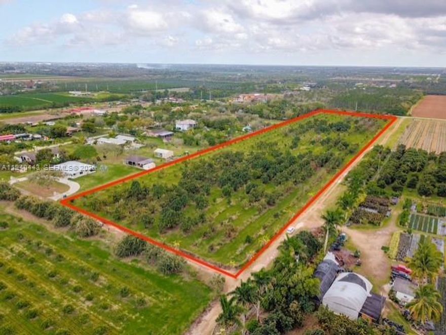 8.7 acres fenced avocado farm. Great location. Main Road frontage. Build your dream home. This area is growing very fast. Property 3 sided.