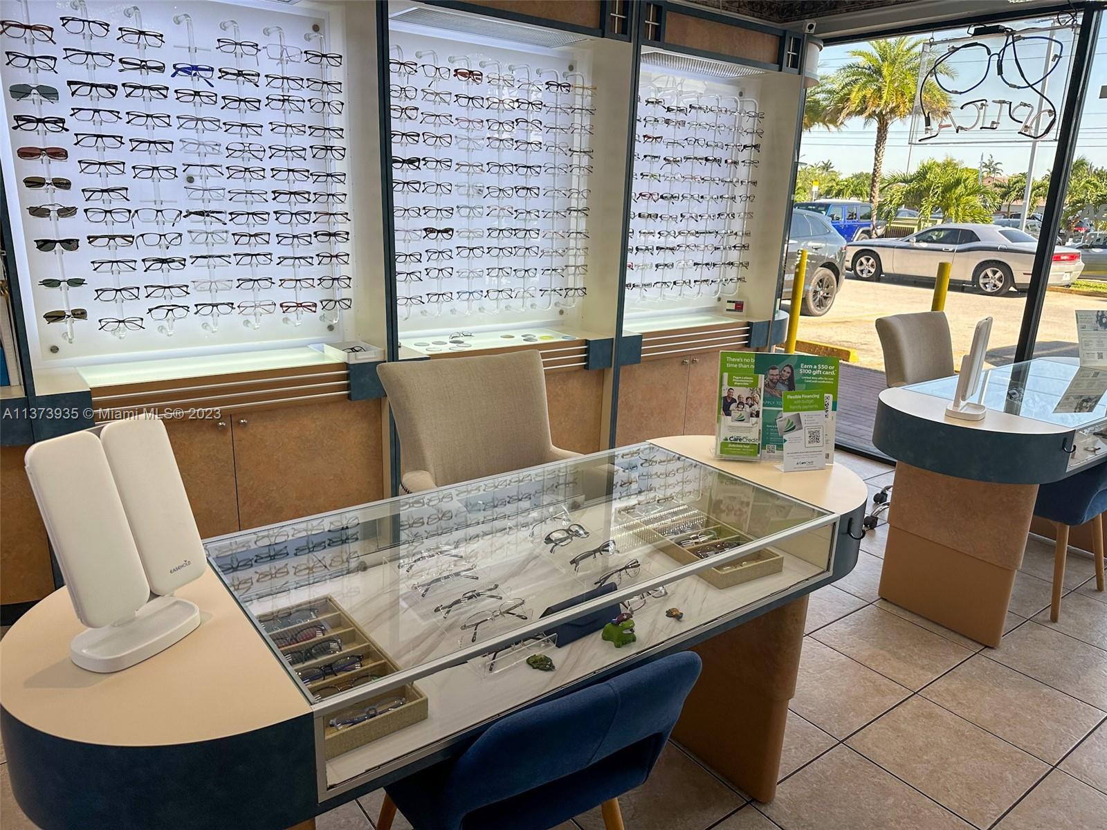 This Optical Business has been established since 2001. Tax returns & full inventory list provided. Inventory value is $53,000. Current lease is $2800 & is transferable. Both employees are part time and can stay. Room for improvement and business growth. Call for more details.