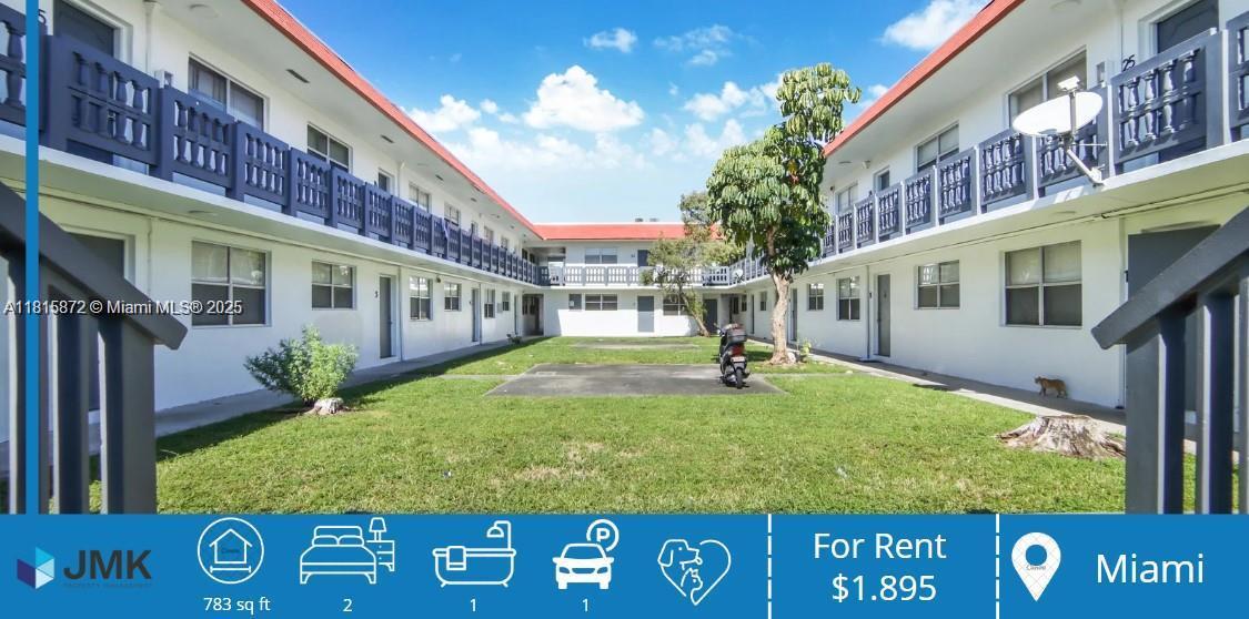 Rental Property at 111 Nw 152nd St 15, Miami, Broward County, Florida - Bedrooms: 2 
Bathrooms: 1  - $1,800 MO.