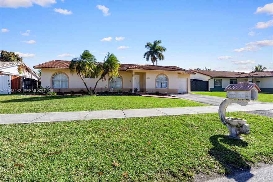 3 bed, 2 bath single-family home with pool located in the desirable West Kendall / Three Lakes area. Functional layout with bright living spaces and seamless indoor-outdoor flow. Private backyard with pool, perfect for entertaining and enjoying the South Florida lifestyle. Situated on a quiet residential street near schools, shopping, dining, parks, and major highways. Excellent opportunity for homeowners or investors. Easy to show.