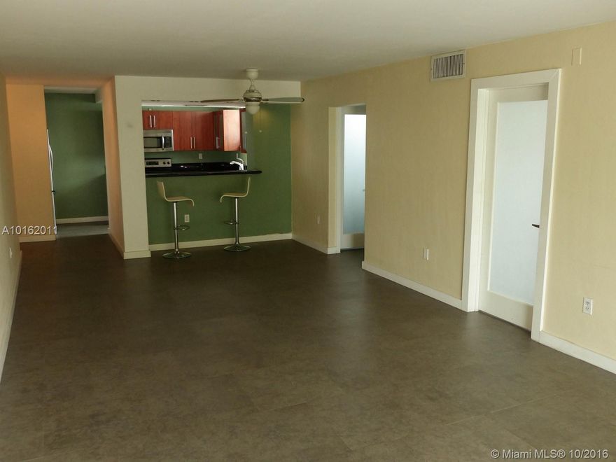 Spacious Renovated 1 Bedroom in South Beach with 1 and a Half Bathrooms. Fantastic Location. Large Balcony and Open Kitchen. Hurricane Proof Windows. One Block Away from Flamingo Park and Alton Road. Walking Distance to Whole Foods, Starbucks and Other Restaurants on West Avenue.  Assigned Parking Space. Easy to Show!