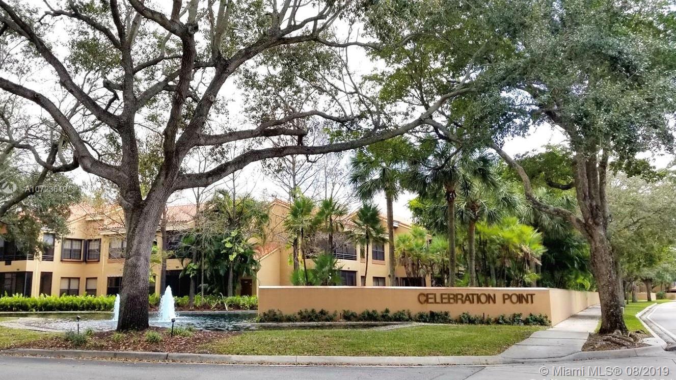 Welcome to Celebration Point, one of Miami Lakes most desired communities. This immaculate 2nd floor residence features tile floors in the living area, laminate floors in the bedroom, a spacious balcony, remodeled bathroom and washer/dryer inside the unit. The community features patrolled security, a clubhouse, pool, lakefront bike/jog paths and picnic area.