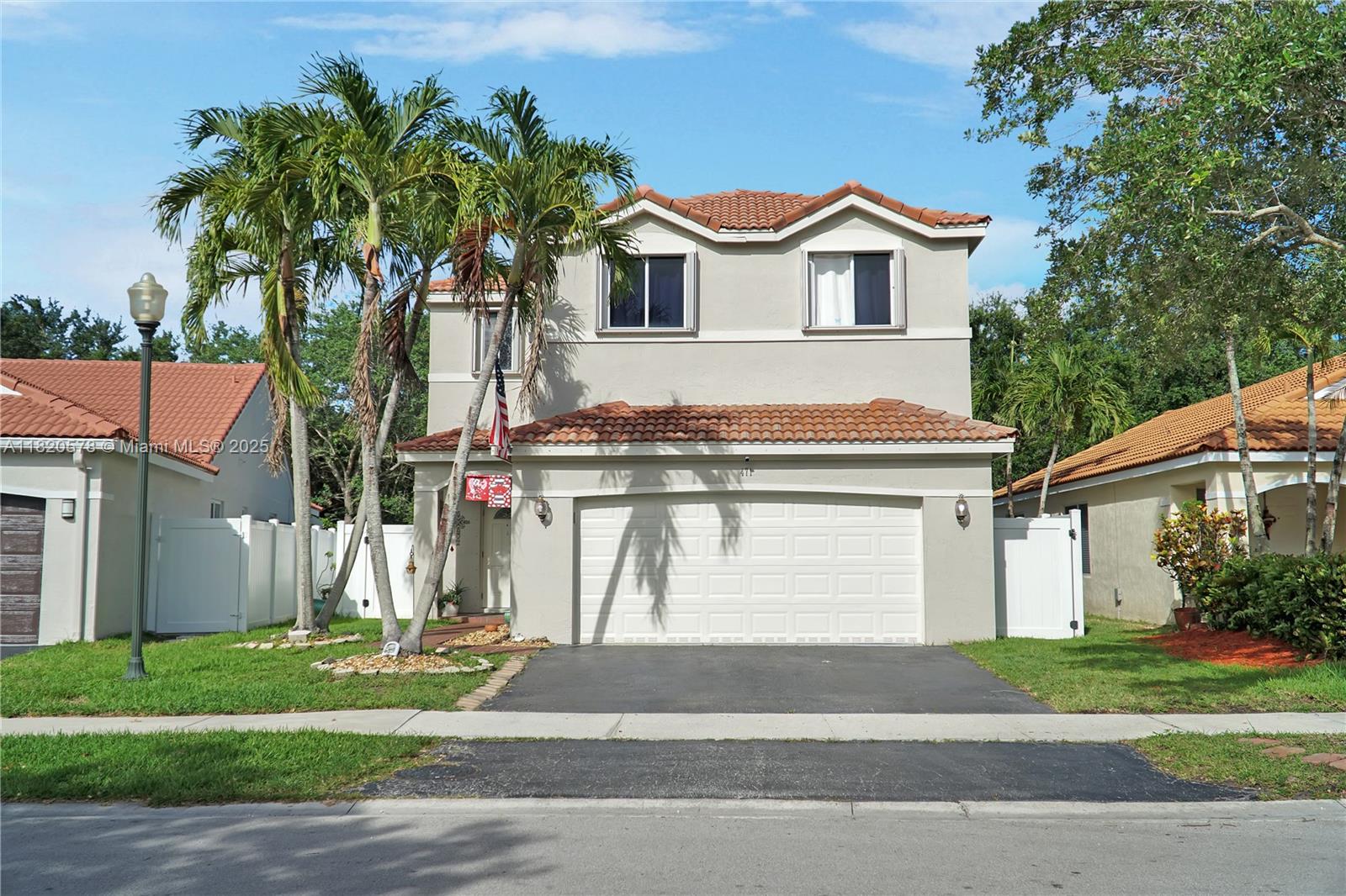 Beautifully remodeled 4BR/2.5BA home featuring travertine floors and a bright, open layout. The kitchen boast granite countertops & rich wood cabinetry. Enjoy a spacious laundry room & 2-car garage. Remodeled bathrooms throughout, highlighted by an oversized primary suite with cozy sitting area and spa-like bath with elegant finishes. Step outside to a private backyard with a comfortable sitting area & designated BBQ space—perfect for relaxing & entertaining. The backyard opens directly to a scenic park with walking trails and a playground, offering a peaceful escape. Close proximity to Eagle Point Elementary & zoned for top-rated Cypress Bay High School. Gated San Remo community offers a pool, playground, and basketball court for recreation & enjoyment! Conveniently located near highway!