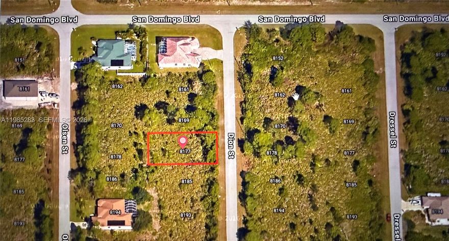 Excellent opportunity to own land in a growing Southwest Florida location! Take advantage of this great opportunity to acquire a residential lot located at in Charlotte County—a rapidly developing area known for its beautiful surroundings and increasing demand for new construction homes. This lot offers the ideal setting to build a home or invest in a property with excellent potential for appreciation. Conveniently located near Charlotte Harbor, Boca Grande, Englewood Beach, golf courses, parks, shopping, and dining, this area is highly desirable for its coastal lifestyle, outdoor activities, boating, fishing, and year-round sunshine. With easy access to major roads and nearby cities, Port Charlotte continues to attract both homeowners and investors. We also offer an optional construction development project for buyers interested in building on the property. We have Additional lots are available in the area, Don’t miss the chance to secure land in one of Southwest Florida’s most promising markets. Contact us today for more information!