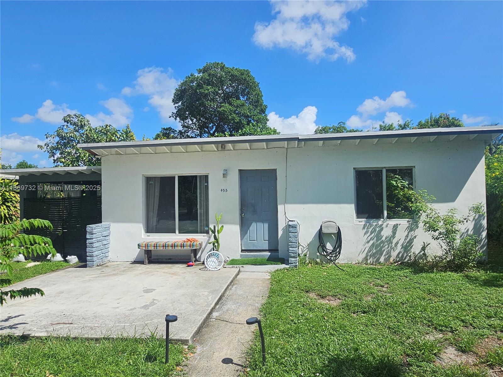 Attention Investors & Serious Buyers! The sellers prefer CASH buyers or approved conventional buyers with a 30-day closing or less.
Incredible opportunity in North Miami, roof was replaced in 2022. Impact windows.
This single-family home also has a large and open backyard whether you dream of adding a pool, parking a boat, the expansive lot provides the perfect setting for it all, perfect for first time homebuyers or investors, great neighborhood and location near I-195 and major highways. Do not miss it. Carport and driveway for plenty of guest parking. "The price is firm and to sell fast". Pet on premises