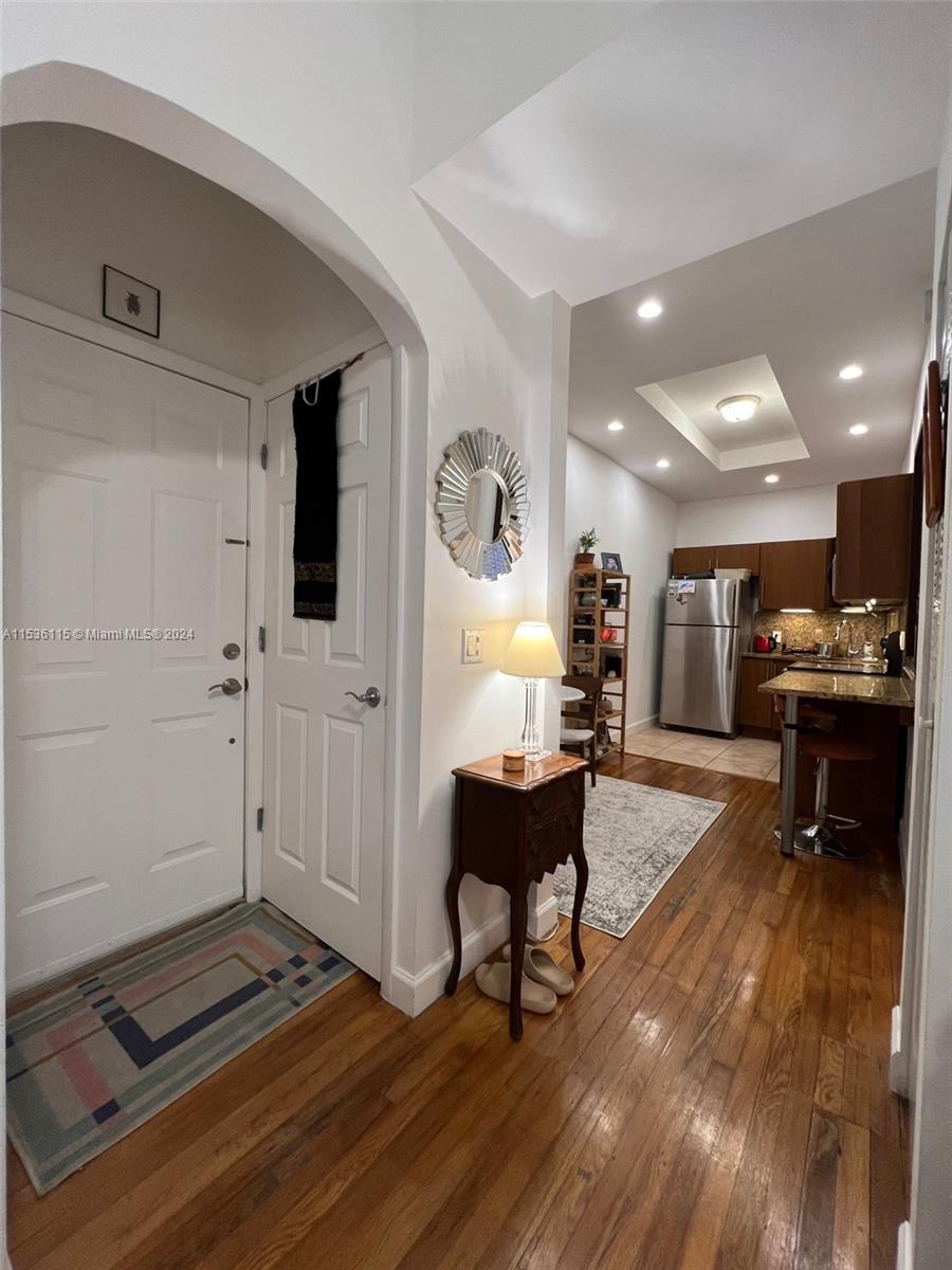 Excellent investment opportunity in The City Beautiful, Coral Gables. A beautiful and charming one bedroom one bath located on the first floor and featuring original and timeless hardwood floors, washer and dryer INSIDE the unit, central A/C, dishwasher and a good size bathroom and good closet space throughout. A block away from the Coral Gables trolley that will take you to everything the city offers, including fine dining, book shops, theater, Target, and more!