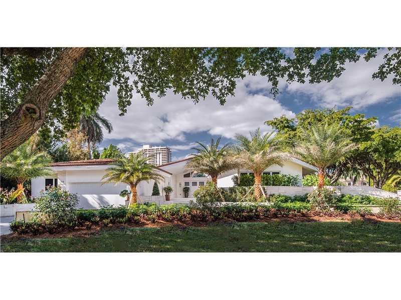 GOLDEN BEACH GATED COMMUNITY-PRIVATE BEACH-SPECTACULAR 6 BEDROOM + OFFICE 5 1/2 BATH HOME TOTALLY REDONE IN 2011 BY TOP DECORATER. THIS ONE STORY CONTEMPORARY GEM FEATURES OPEN FLOOR PLAN WITH LOTS OF NATURAL LIGHT, LIMESTONE AND WOOD FLOORS THROUGHOUT, S TATE OF THE ART KITCHEN, IMPACT GLASS WINDOWS AND DOORS AND TOP OF THE LINE BATHROOMS. GREAT POOL AREA WITH GAZEBO AND FULLY EQUIPPED DOCK ON LARGE 17,500 S.F. CORNER LOT.