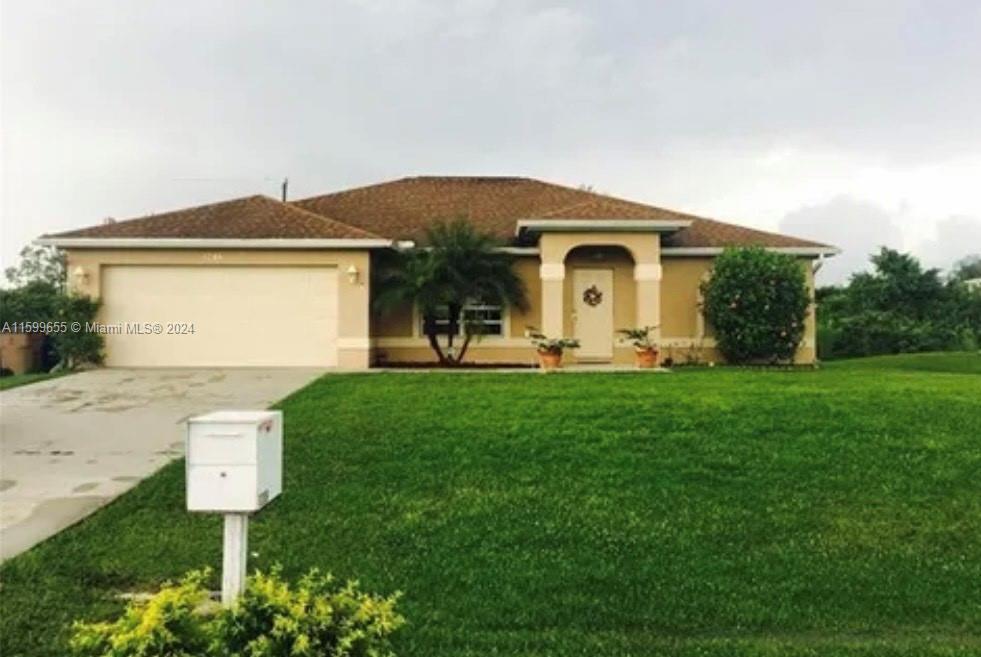 This beautiful home offers an open floor plan with 4 bedrooms 2 bathrooms, 2 car garage porcelain tiles floors. The master suite bathroom features sinks, a walk-in shower, and one walk-in closets. It is locates near High, Middle and Elementary School. Don't miss this opportunity make an offer today
ready to move in. Home has large living area . Tiled throughout the whole home. Large clean kitchen to enjoy with family and friends. Master bedroom is large along with a large master bathroom. Home is also have lots of space to add a pool or fruit trees. Community is centrally .
