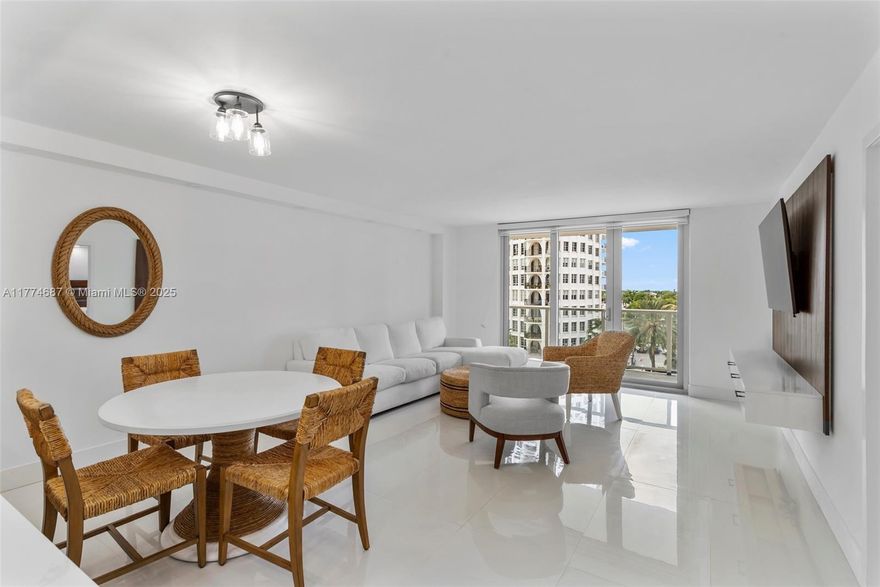 Welcome to Miami Beach! This beautifully renovated unit at Arlen Beach is located in the prestigious Millionaire's Row. 1-bedroom, 2-bathroom apartment offers 824 SQFT of modern elegance, featuring sleek porcelain floors and an expansive balcony with breathtaking views of the intercoastal. Inside, the open layout and high-end finishes create a space perfect for relaxing or entertaining. The master suite is spacious and complemented by a large spa-like bathroom. Residents of this building enjoy access to great amenities, including a pool, fitness center, game room, clubhouse, media room, theater, an on-site restaurant, and even a hair salon! Includes 1 assigned parking space. Don’t miss out on this incredible opportunity to live at Arlen Beach! PROPERTY IS ALSO FOR RENT.