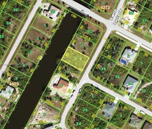 Canal Front, city water and city sewer. Experience approximately 80 feet of waterfront the Chenille waterway, offering access to Charlotte Harbor and the Gulf of Mexico. This lot is ready for you to build your dream home
Measuring 80 x 125 feet, the property features a north-west rear exposure with views of the Chenille Waterway. South Gulf Cove is a vibrant waterfront community located in Port Charlotte, Florida, offering a
variety of amenities that enhance its appeal for both residents and visitors. Here are some of the
key amenities:
1. Waterfront Living
--South Gulf Cove features over 50 miles of navigable waterways, making it a boater’s
paradise. This property leads directly to the canals that lead to Charlotte Harbor
and the Gulf of Mexico.
