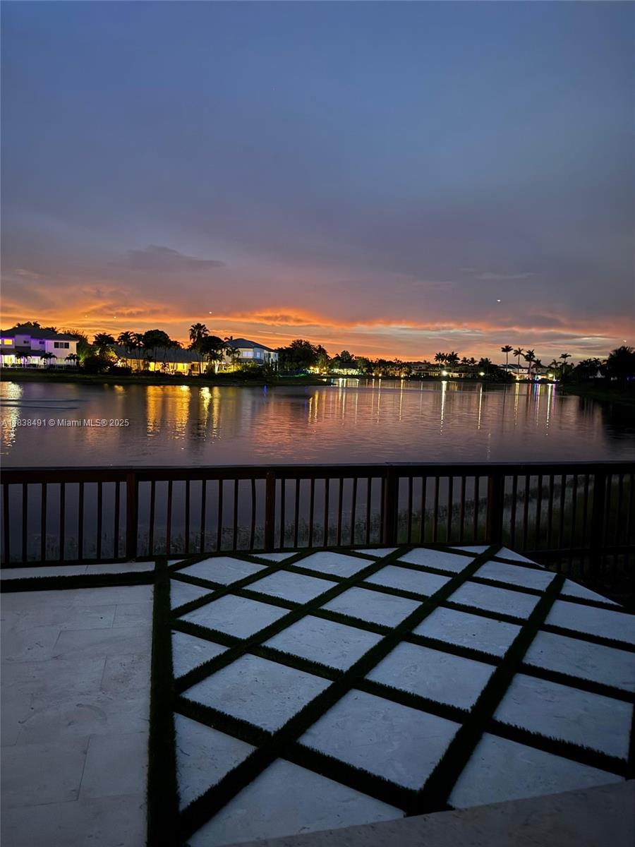 Breathtaking sunsets and vast lake views await from every room in this five bedroom, 3 bath home in Lakes of the Meadows. Situated in private cul-de-sac, this bright and airy home has it all; an impressive outdoor covered terrace with a newly redone pool deck and jacuzzi, a state of art chef's kitchen with bay windows overlooking the lake, volume ceilings in the living area, a spacious dining area and family room, one bathroom, laundry facilities, a garage, and two comfortable bedrooms downstairs. Upstairs, pamper yourself in the impressive main bedroom with bay windows, walk-in closets, and a dreamy bathroom. In addition, there are two spacious bedrooms that share an updated bathroom. This home is built solid; with a concrete second floor, has a new roof, new A/C & newly polished floors.