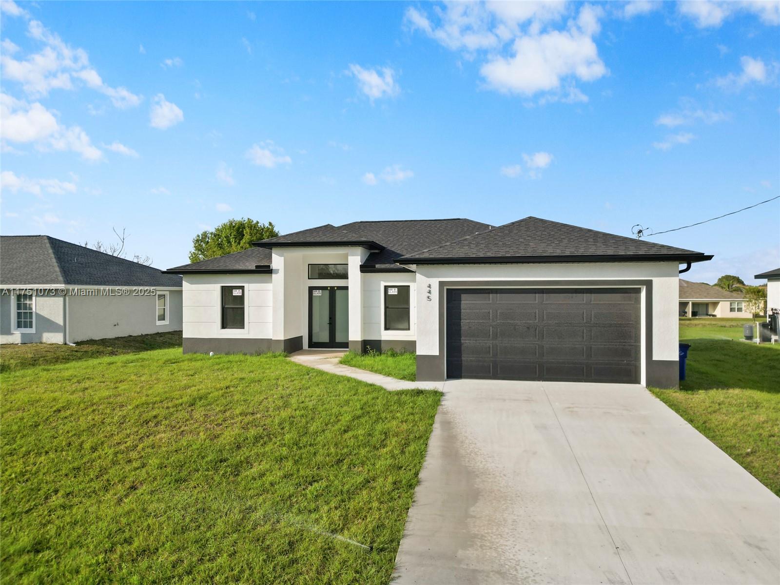 Property for Sale at 445 Paddock St, Lehigh Acres, Lee County, Florida - Bedrooms: 3 
Bathrooms: 2  - $339,000