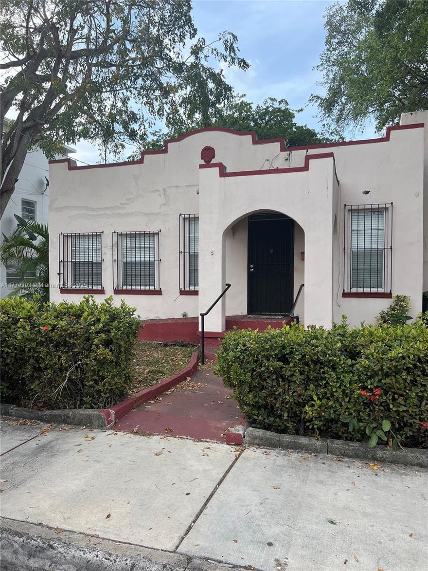 3/1 house in the heart of vibrant little Havana. Close to publix and other groceries stores. Tile floors throughout charming home. Zone residential and multifamily, can be used as single family or you can build a multifamily. Near public schools. Build your Dream House!