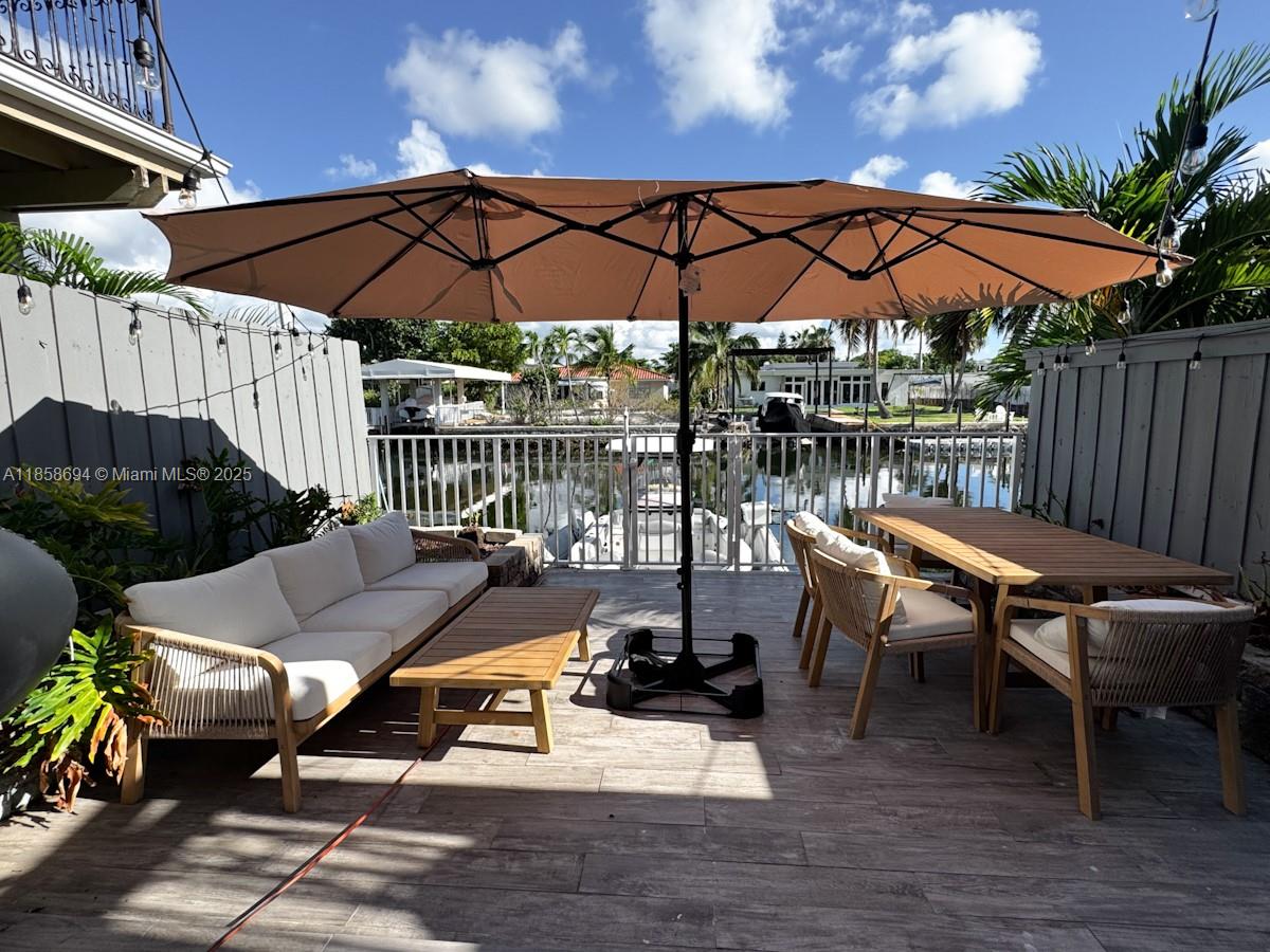 Available furnished and unfurnished.Waterfront Townhome – No HOA Approval! Centrally located & fully renovated 2BR/2.5BA two-story with versatile family room/3rd BR option. Features impact windows, wood & porcelain floors, open quartz kitchen with stainless steel appliances, and a spacious master suite with terrace & stunning water views. Private canal-front backyard with boat lift for up to 30’. Move right in! More photos coming soon